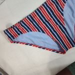 Kona Sol  Red Striped Bikini Bottom Photo 1