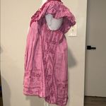 Free People Cutie Pie Romper In Azalea Combo Pink Embroidered Boho Romper Size L Photo 7
