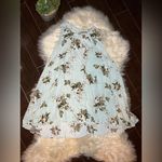 Free People Tree Swing Tunic dress in Mint Green floral sz Medium Photo 1