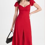 Reformation Baxley Sweetheart Neck Midi Dress, size 4, $218 Photo 1