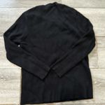 ZARA  Women’s Black Ribbed Cropped Crewneck Sweater Capsule Photo 3