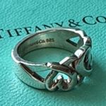 Tiffany & Co. Silver Paloma Picasso Triple Loving Heart Ring Photo 6