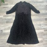 Torrid  Black Velvet Burnout Animal Print Maxi Kimono Neck Tie Photo 10