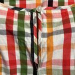 Crown & Ivy  size XS women’s multicolor plaid casual dress 3/4 sleeve summertime Photo 7