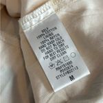 Storia  boho short sleeve floral beige ruffle smocked preppy midi dress sz medium Photo 12