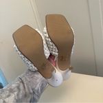 AQUA  Faux Leather Slip On Mules Womens 9.5M White Photo 1