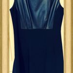 Lafayette 148  NY!Genuine Leather & Wool Dress Photo 1