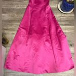 Michaelangelo  Strapless Fuchsia Dress Photo 2