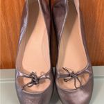 Cole Haan  silver leather ballerina Flats shoes Photo 1