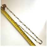 MMA gold tone byzantine circle green necklace Photo 7