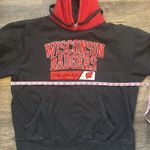 WISCONSIN BADGERS HOODIE Gray Size XL Photo 4