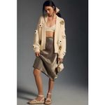 Anthropologie Duchamp The Susannah 3D Flower Cardigan Sweater Photo 2