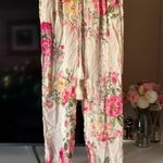 Hemant and Nandita  Floral Rose Jogger Pants XS Photo 1