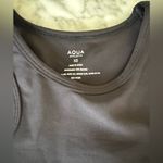 AQUA NWT  Black sports bra cutout shoulder size XS Photo 2