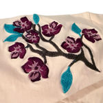 Satva Movement Sarana Embroidered Blossom Sweatshirt Women's Medium Blush Yoga Pink Photo 6