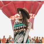 ✨NWOT✨Women Belt Buckle Fedora Hat Classic Wide Brim Floppy Felt Panama Hat✨ Brown Photo 3