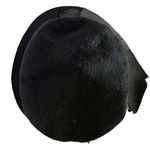 Vintage Italian Brigitte Lilli of California Black Wool Grosgrain Bow Cloche Hat Photo 8