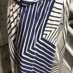 Myne | Blue & White Casual Dress Sz 2 with … Photo 7