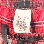 Victoria's Secret  Size Large Red Plaid Wide Leg Pajama Sleep Pants Photo 2
