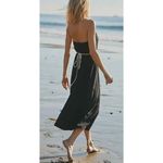 Free People Free-est Peyton Maxi Tube Dress Solid Cotton Black Beach XS New* Photo 3