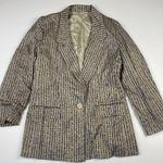 Anne Klein Petites Striped Textured Blazer Professional Office Wear Size 8 Photo 0