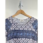 Love Delirious Maternity‎ Shirt Womens Long Sleeve Size Small Blue Photo 1