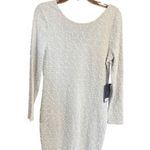 Jennifer Lopez Women's Beige Swiss Dot/sequence Dress Size L Petite NWT Photo 0