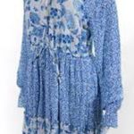 House of Harlow 1960 Boho Floral Tiered Dress with Tassel Ties Size S Photo 0