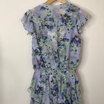 MISA Los Angeles  Light Blue Periwinkle Floral Alona Mini Dress womens Small Photo 10