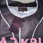 BLACKPINK 16 OFFICIAL DEADLINE TOUR Baseball Jersey NEW size XL w sticker Pack Black Photo 11