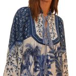 Farm Rio Palm Tree Beach Off-White Mini Dress NWT Photo 13