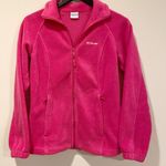 Columbia Hot pink fleece jacket Photo 0