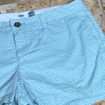 Old Navy Light Blue Shorts White & Yellow Flowers Pockets Size 6 Photo 4
