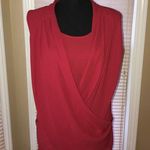 NY& Company Faux Wrap Blouse Orange Photo 0