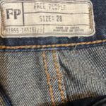 Free People Free people Lana wash tulum embroidered distressed jean shorts size 28 Photo 5