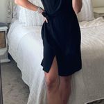 Vigoss Black Wrap Dress Photo 0