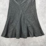 Sandro 092.  Brown Flare Executive Pencil Office Knee Length Skirt 10 Photo 3