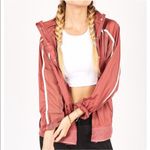 Free People  Movement Windbreaker Track Jacket Athleisure Dusty Pink Size Small Photo 4