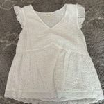 Ultra Pink  White Lace Top Photo 0