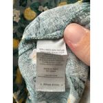 DIP | Green Lemon Print Linen Blend Dress with Ruffle Straps | Size Large Photo 4