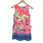 Lilly Pulitzer  Womens Floral Donna Shift Romper Skort Dress‎ Multi-Color Size 00 Photo 1