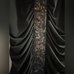 Frederick's of Hollywood Frederick’s of Hollywood Black Sequins Silky Sleeveless Dressy Tank Top Photo 9