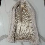 Altar'd State Altar’d State Plush Faux Fur Long Vest Womens Small Cream Cozycore Lined Pockets Photo 5