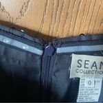 Sean Collection Strapless Sweetheart Cut Crystal Short Ruffle Homecoming Dress Photo 11