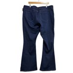 ana High Rise Flare Jeans Womens 20W Dark Wash Denim Fitted Hip Thigh NEW Blue Photo 1