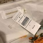 Zimmermann NWT.  Floral Print One-Shoulder Top ZIM 0/ US 4 white yellow Photo 8