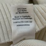 Everlane  white cropped tank top women’s size large Photo 5