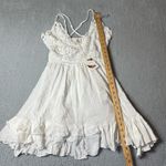 Chelsea and Violet Dress Womens Juniors S White Lace Bodice Smocked Back Mini NEW Photo 5