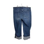 Kut From The Kloth Jeans Womens 14W Sienna Blue High Rise Wide Leg Cuffed Photo 1