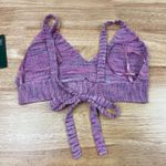 Wild Fable Women's Purple Spacedye Sweater Tiny Tank Top - Size Medium - NWT Photo 4